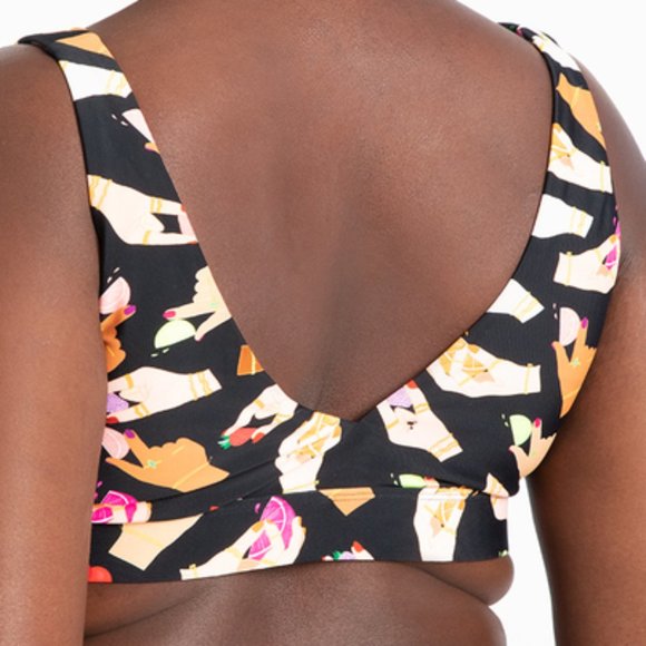 Eloquii Reversible Bikini Top - Picture 3 of 5